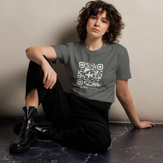 "Be Free and Fly" Premium Women Tee