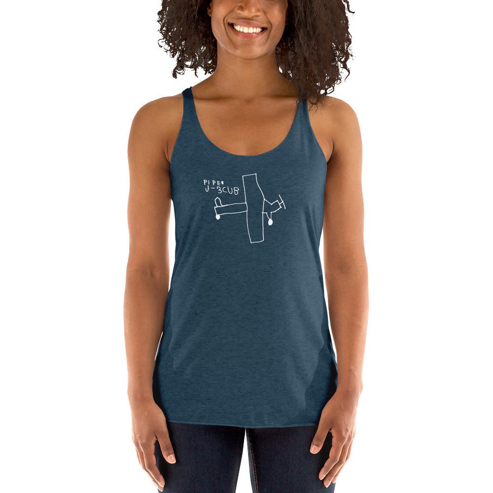 Piper SuperCub Women's Racerback Tank