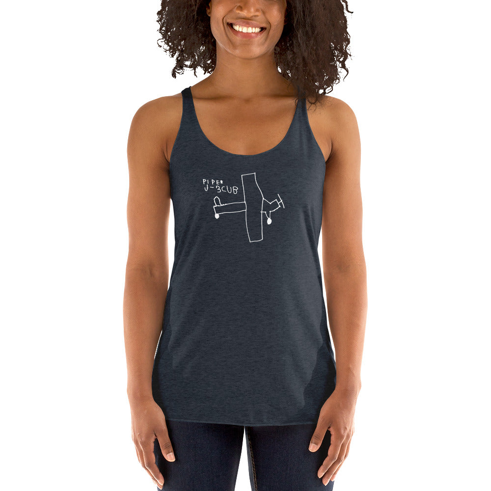 Piper SuperCub Women's Racerback Tank