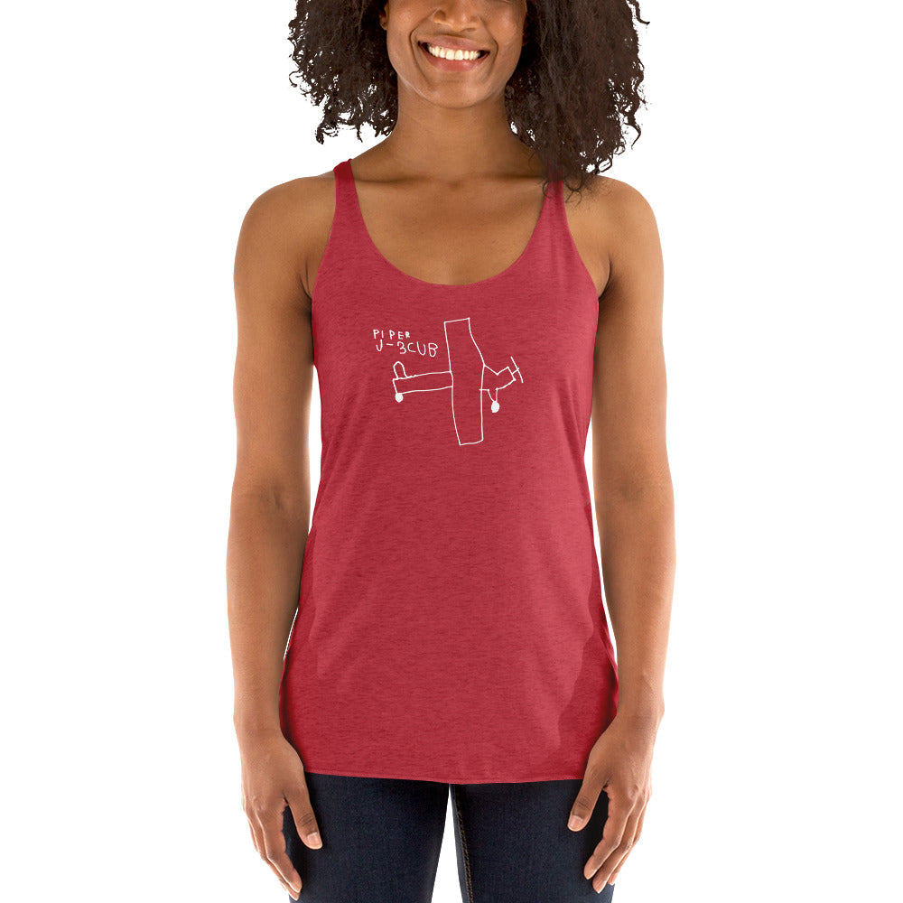 Piper SuperCub Women's Racerback Tank