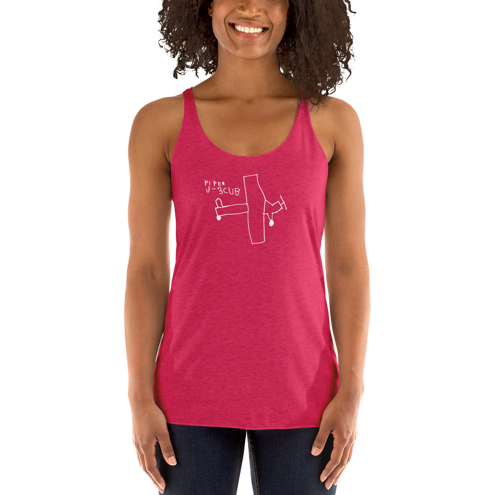 Piper SuperCub Women's Racerback Tank